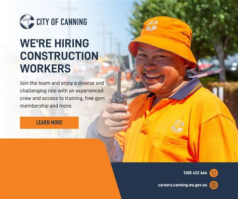 city of canning employment|canning council jobs.